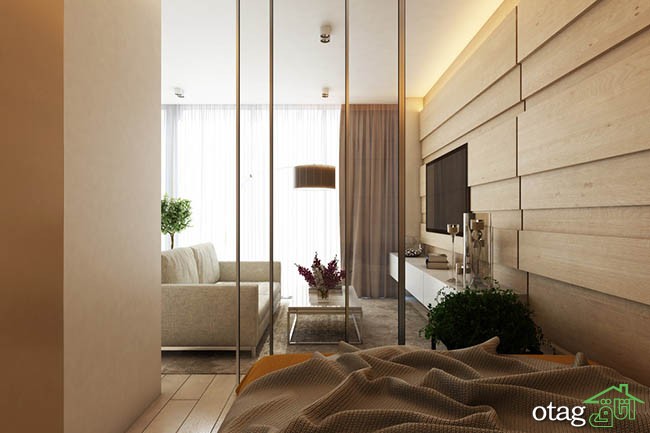 چیدمان منزل 50 متری شیک به شکل خلوت و دلباز همراه با عکس