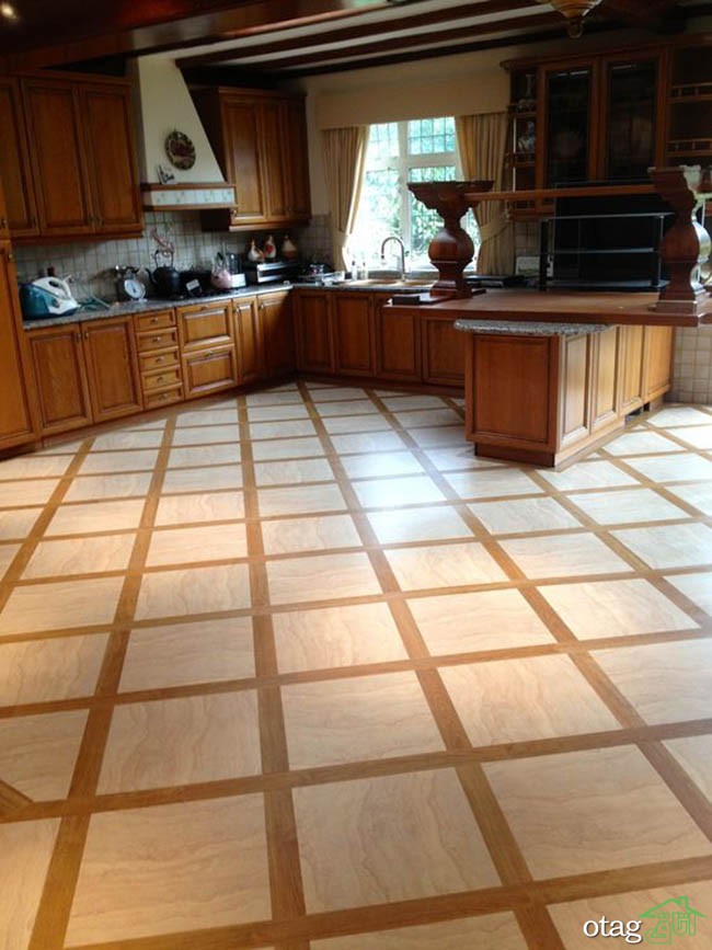 29 مدل جدید چیدمان کاشی آشپزخانه [ مدرن و شیک ] با رنگ های خاص