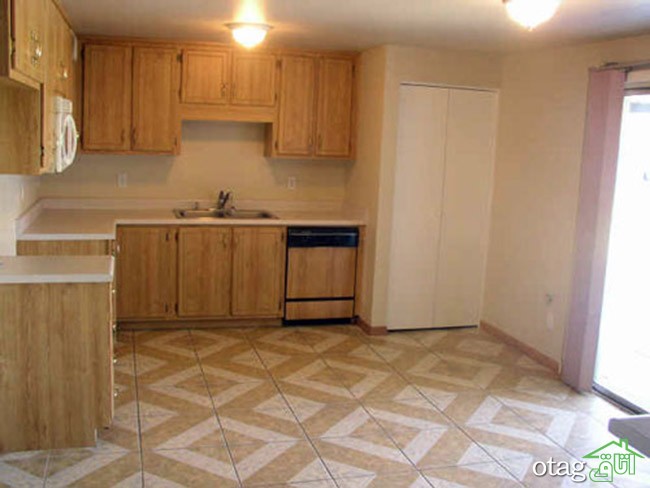 29 مدل جدید چیدمان کاشی آشپزخانه [ مدرن و شیک ] با رنگ های خاص