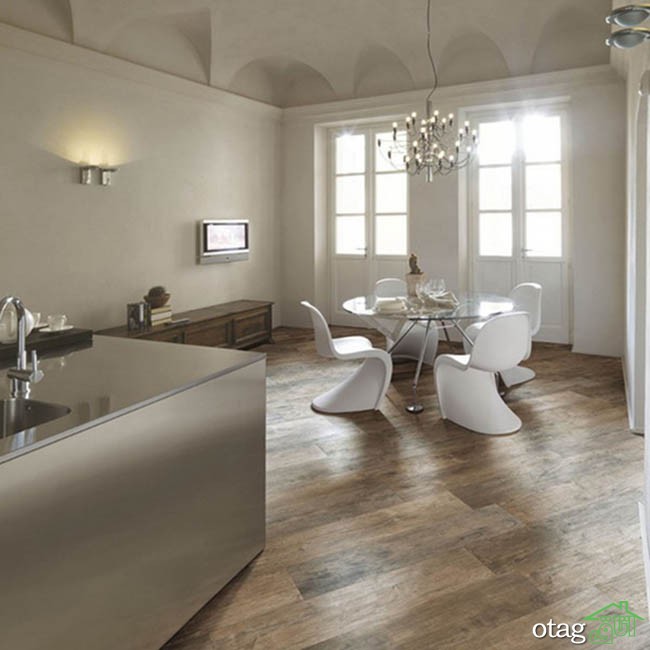 29 مدل جدید چیدمان کاشی آشپزخانه [ مدرن و شیک ] با رنگ های خاص