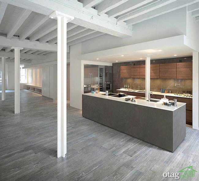 29 مدل جدید چیدمان کاشی آشپزخانه [ مدرن و شیک ] با رنگ های خاص