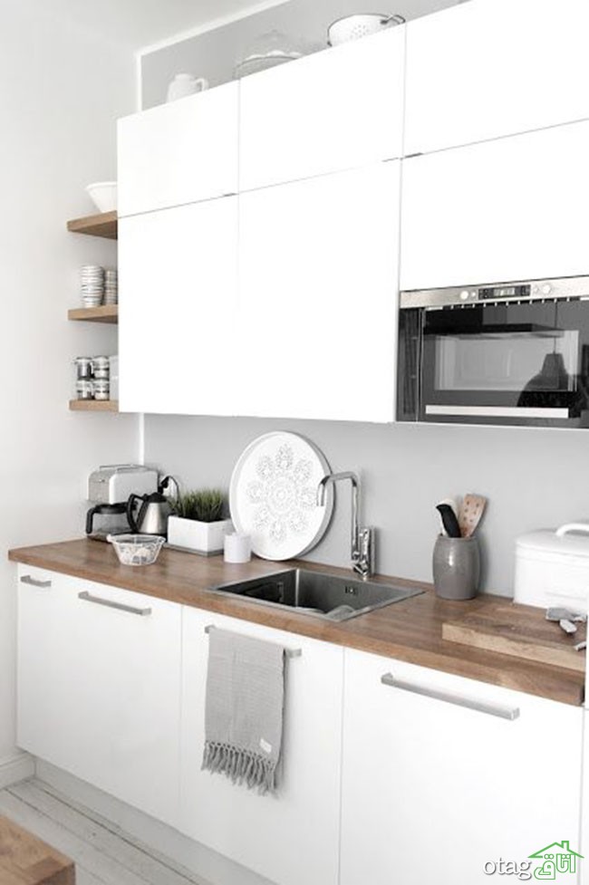 مدل کابینت تمام چوب در آشپزخانه های مدرن و کلاسیک مدل کابینت تمام چوب در آشپزخانه های مدرن و کلاسیک
