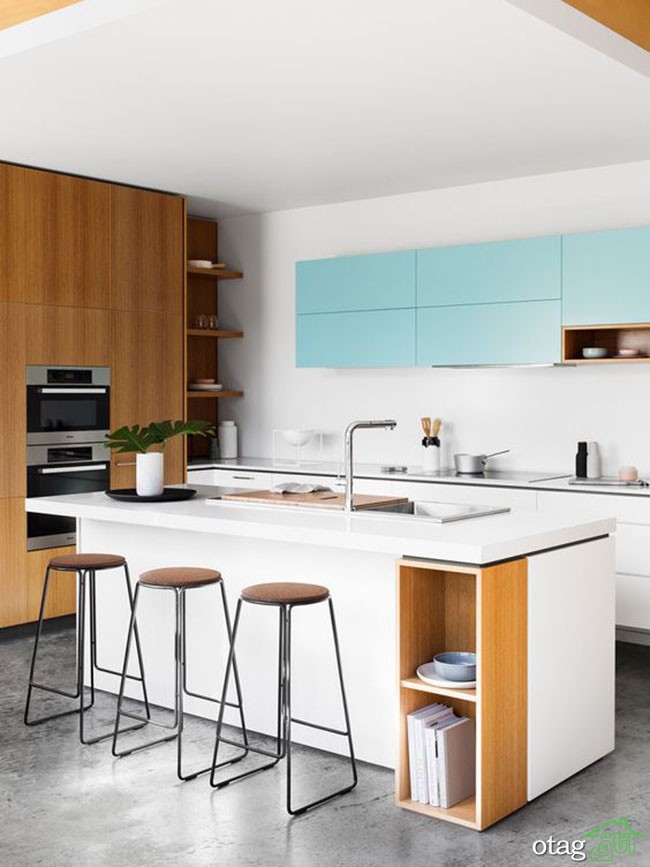 مدل کابینت تمام چوب در آشپزخانه های مدرن و کلاسیک مدل کابینت تمام چوب در آشپزخانه های مدرن و کلاسیک
