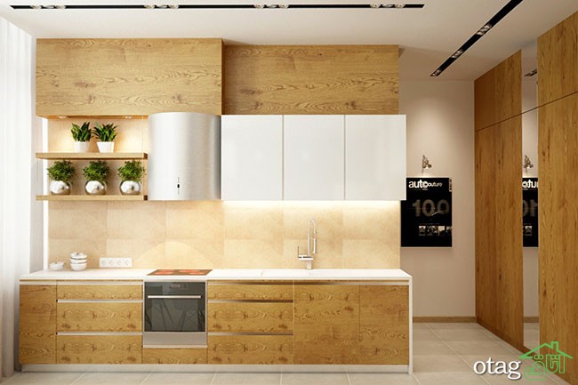 مدل کابینت تمام چوب در آشپزخانه های مدرن و کلاسیک مدل کابینت تمام چوب در آشپزخانه های مدرن و کلاسیک