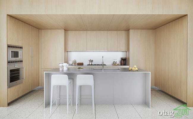 مدل کابینت تمام چوب در آشپزخانه های مدرن و کلاسیک مدل کابینت تمام چوب در آشپزخانه های مدرن و کلاسیک