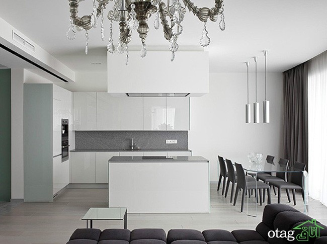 طرح های جدید کابینت رنگ روشن در آشپزخانه های مدرن و سنتی