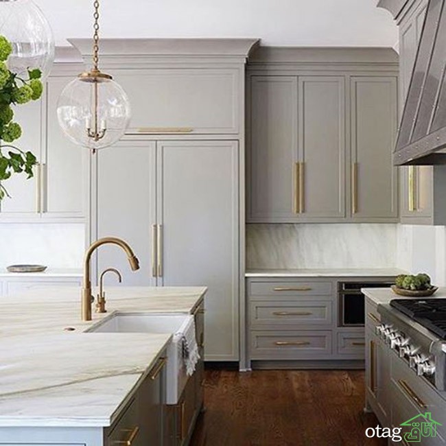 طرح های جدید کابینت رنگ روشن در آشپزخانه های مدرن و سنتی