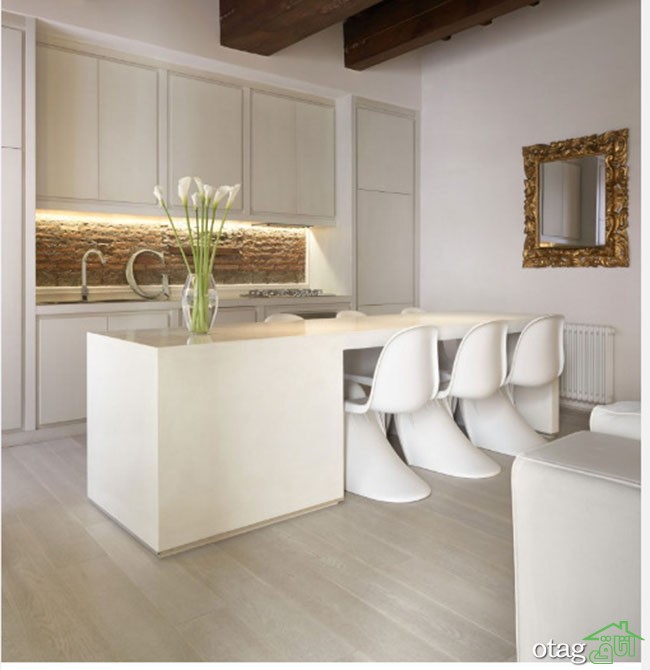 طرح های جدید کابینت رنگ روشن در آشپزخانه های مدرن و سنتی