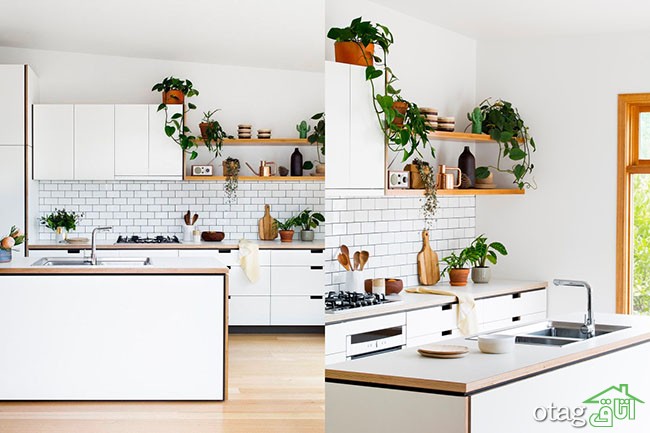معرفی 30 مدل آشپزخانه فوق العاده شیک با کابینت سفید