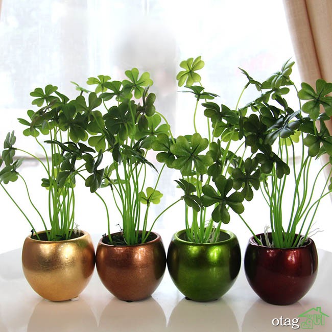 استفاده از گل مصنوعی برای تزیین خانه + 24 مدل شیک و ارزان
