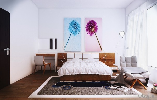روشهای طراحی داخلی و دیزاین اتاق خواب همراه با عکس