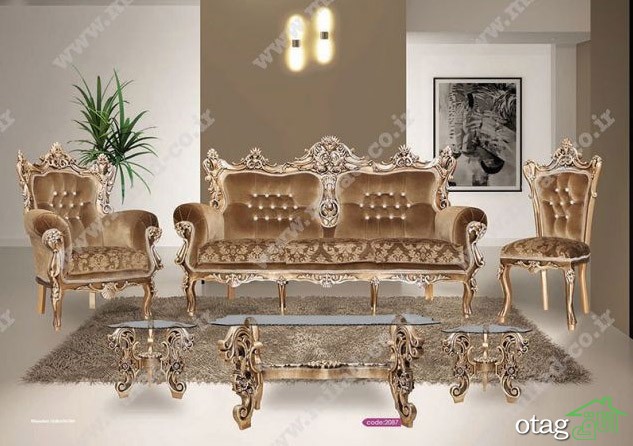 قیمت 59 مدل مبل استیل جدید [مبل سلطنتی] + لینک خرید - سال 96