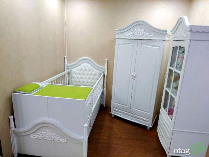 30 مدل پرفروش سرویس خواب نوزاد و کودک، تخت و کمد