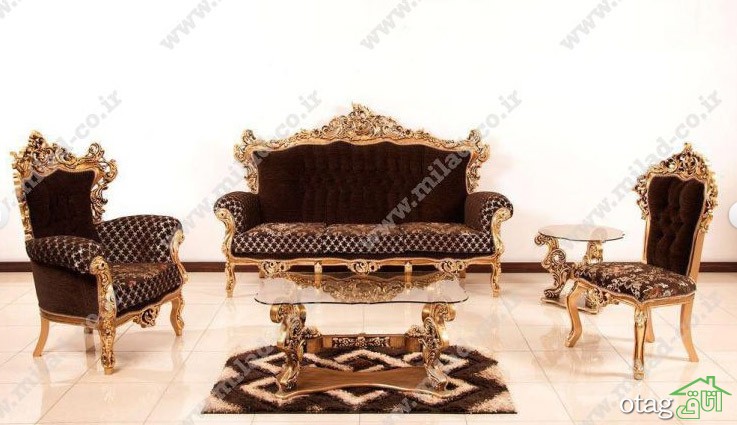 قیمت 59 مدل مبل استیل جدید [مبل سلطنتی] + لینک خرید - سال 96