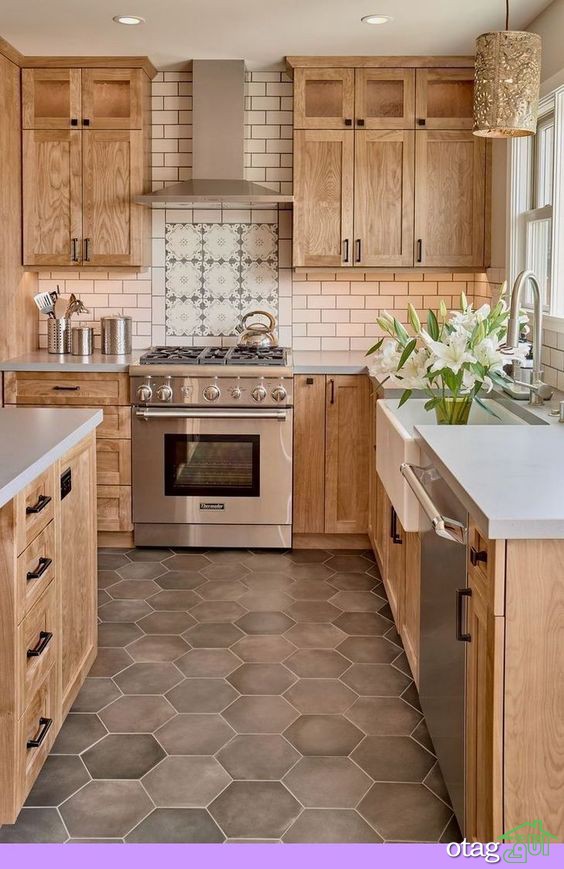 جدیدترین مدل های کابینت چوبی در دکوراسیون آشپزخانه