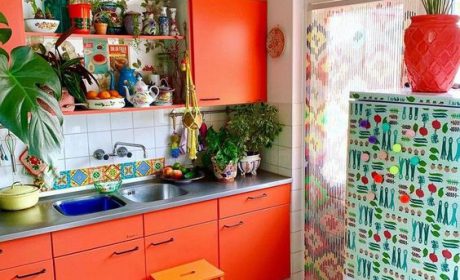 دکوراسیون خانه های کوچک با رنگ های بسیار شاد و زنده