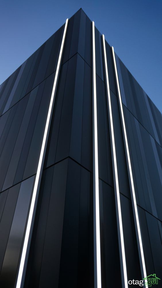 33 طرح زیبا برای نورپردازی نمای ساختمان مسکونی و تجاری &nbsp;