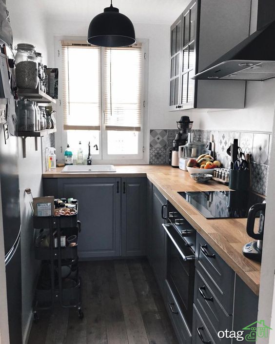 معرفی 5 مدل شیک دیزاین آشپزخانه کوچک با مساحت زیر 20 متر