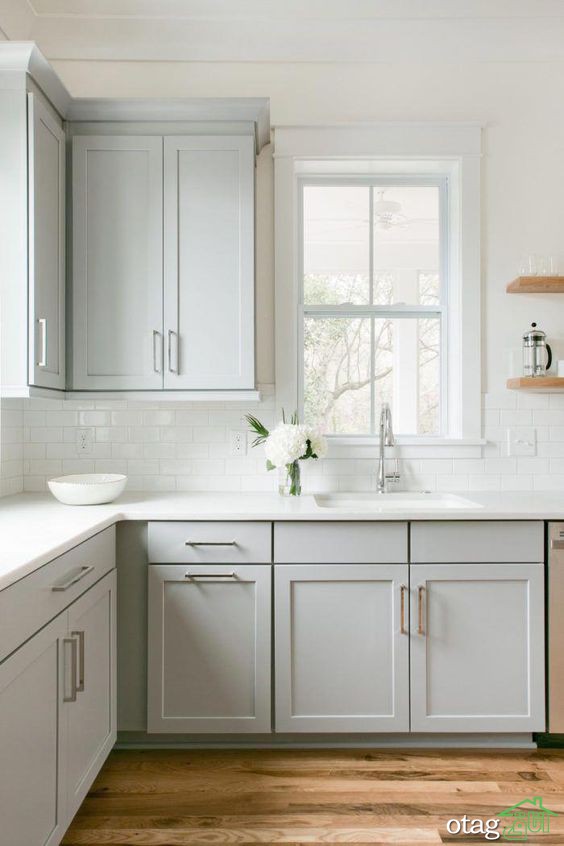 طرح های جدید کابینت رنگ روشن در آشپزخانه های مدرن و سنتی