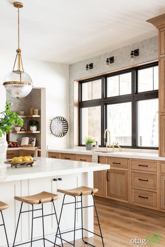 طرح های جدید کابینت رنگ روشن در آشپزخانه های مدرن و سنتی