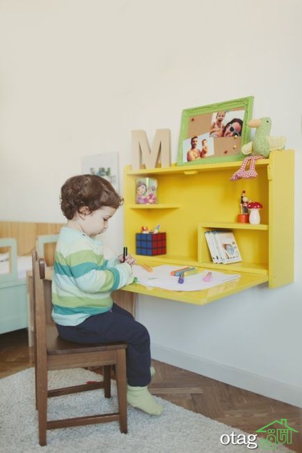25 مدل شلف اتاق کودک [قفسه دیواری] خلاقانه برای اتاق های مدرن
