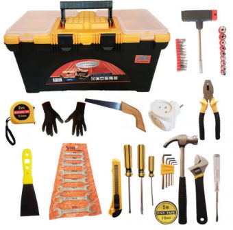 لیست قیمت خرید 43 مدل جعبه ابزار [ 3 تا 143 عددی ] با تخفیف ویژه