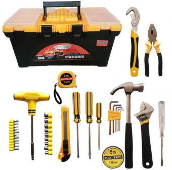 لیست قیمت خرید 43 مدل جعبه ابزار [ 3 تا 143 عددی ] با تخفیف ویژه