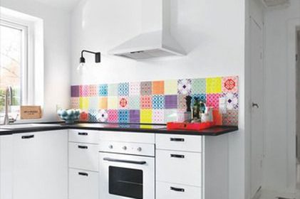 4 [ اصل مهم ] استفاده از کاشی بین کابینتی در خانه‌های مدرن