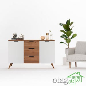 23 عکس از مدل کنسول چوبی کابینت دار مدرن [قیمت ارزان] جدید 1402