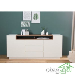 23 عکس از مدل کنسول چوبی کابینت دار مدرن [قیمت ارزان] جدید 1402