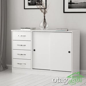 23 عکس از مدل کنسول چوبی کابینت دار مدرن [قیمت ارزان] جدید 1402