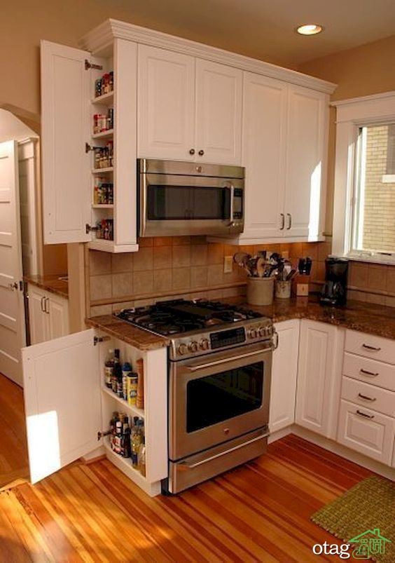 [6 نمونه] چیدمان کابینت آشپزخانه کوچک