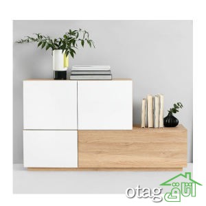 23 عکس از مدل کنسول چوبی کابینت دار مدرن [قیمت ارزان] جدید 1402