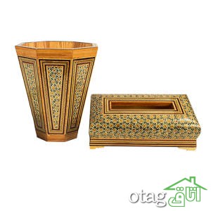 خرید 39  مدل جعبه خاتم کاری شیک [ جعبه سکه، قرآن، جواهر ] ارسال رایگان