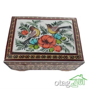 خرید 39  مدل جعبه خاتم کاری شیک [ جعبه سکه، قرآن، جواهر ] ارسال رایگان