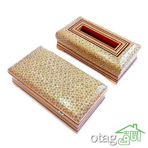 خرید 39  مدل جعبه خاتم کاری شیک [ جعبه سکه، قرآن، جواهر ] ارسال رایگان