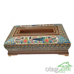 خرید 39  مدل جعبه خاتم کاری شیک [ جعبه سکه، قرآن، جواهر ] ارسال رایگان