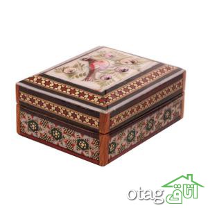خرید 39  مدل جعبه خاتم کاری شیک [ جعبه سکه، قرآن، جواهر ] ارسال رایگان