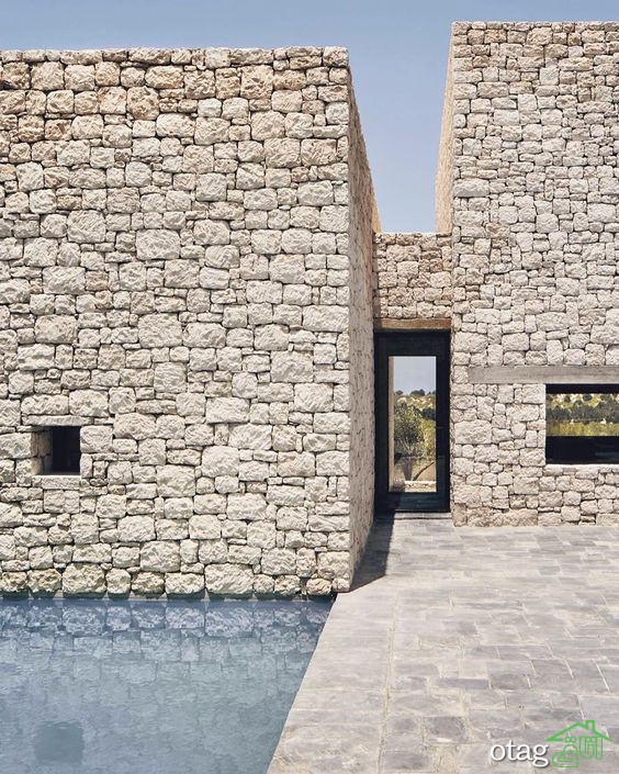 ویژگیهای نمای سنگی در طراحی خارجی ویژگیهای نمای سنگی در طراحی خارجی