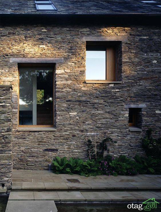 ویژگیهای نمای سنگی در طراحی خارجی ویژگیهای نمای سنگی در طراحی خارجی