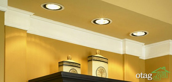 9 مدل از انواع نورپردازی سقف منزل