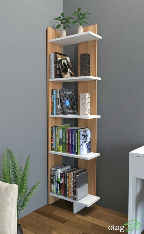 بهترین مدل‌های قفسه کتاب برای اتاق خواب و نشیمن