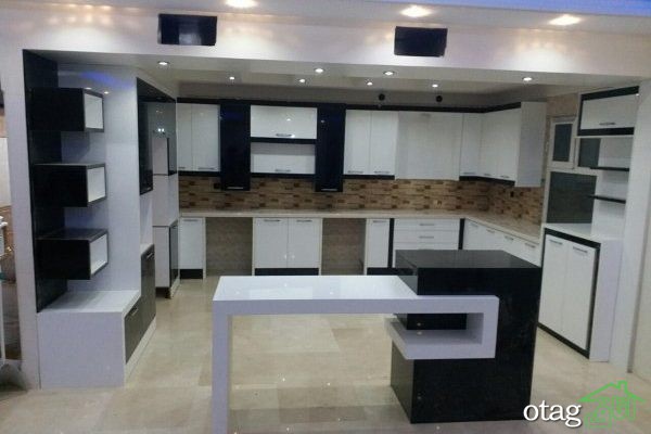 آشنایی با 23 مدل کابینت سفید مشکی در سال 1400 آشنایی با 23 مدل کابینت سفید مشکی در سال 1400