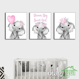 39 مدل استیکر اتاق کودک، دخترانه و پسرانه + خرید اینترنتی