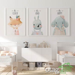 39 مدل استیکر اتاق کودک، دخترانه و پسرانه + خرید اینترنتی