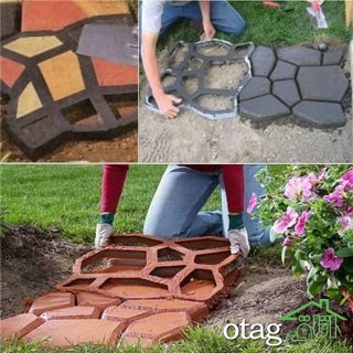 ساخت سنگفرش در چهار مرحله، ایده آل برای حیاط و باغ ساخت سنگفرش در چهار مرحله، ایده آل برای حیاط و باغ