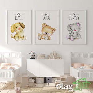 39 مدل استیکر اتاق کودک، دخترانه و پسرانه + خرید اینترنتی