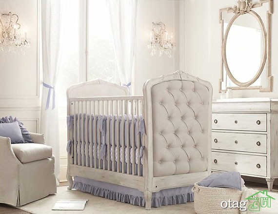 تاثیرات رنگ و وسایل ساده در دکوراسیون اتاق خواب نوزاد پسر