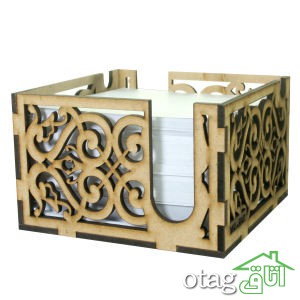 قیمت 41 مدل جای کاغذ یادداشت  چوبی و فلزی کاربردی + خرید