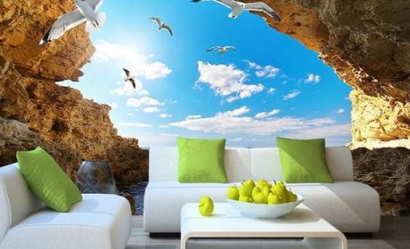 آشنایی با کاربرد انواع مدل های کاغذ دیواری سه بعدی